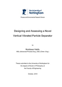 Cover page dissertation