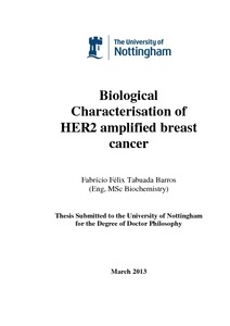 Phd thesis on breast cancer