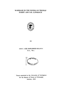 D. h. lawrence thesis